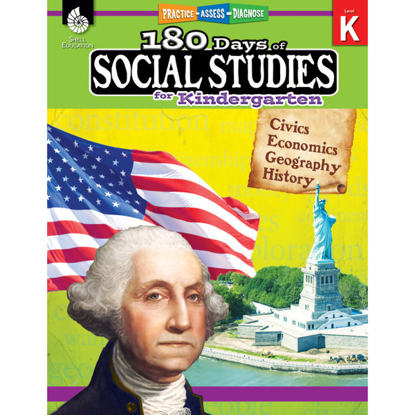 Shell 180 Days Of Social Studies For Kindergarten SEP51392