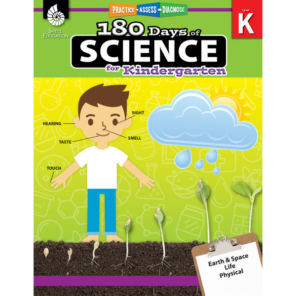 Shell 180 Days Of Science For Kindergarten SEP51406