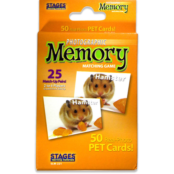 Stages Photographic Memory Matching Game, Pets SLM221