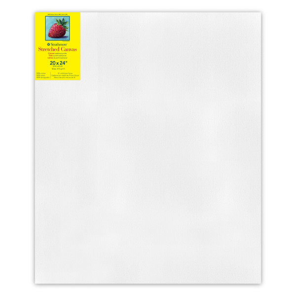 Strathmore 300 Series Traditional Stretched Canvas, 20X24 Inch STT31320
