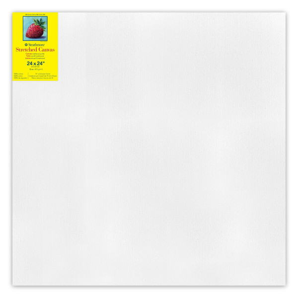 Strathmore 300 Series Traditional Stretched Canvas, 24X24 Inch STT31324