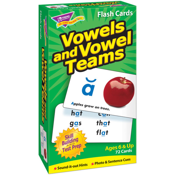 Trend Vowels And Vowel Teams Skill Drill Flash Cards T-53008