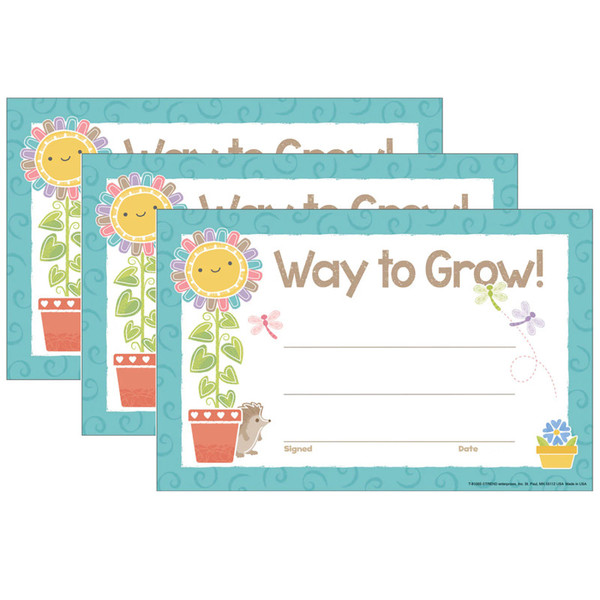Trend Way To Grow Good To Grow Recognition Award, 30 Per Pack, 3 Packs T-81065-3
