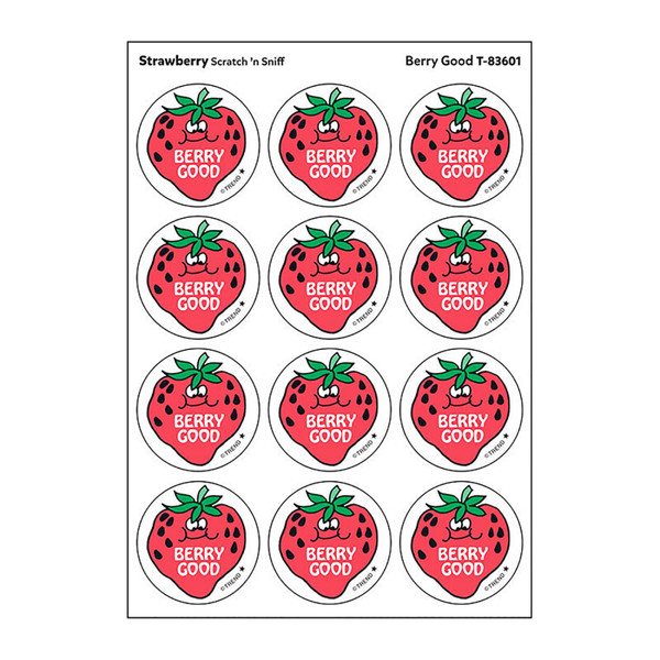 Trend Berry Good/Strawberry Scented Stickers, Pack Of 24 T-83601