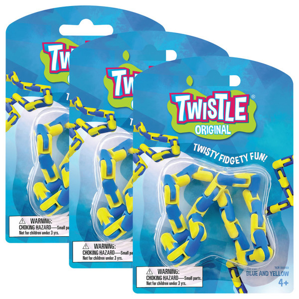 Teacher Twistle Original, Blue & Yellow, Pack Of 3 TCR20303-3
