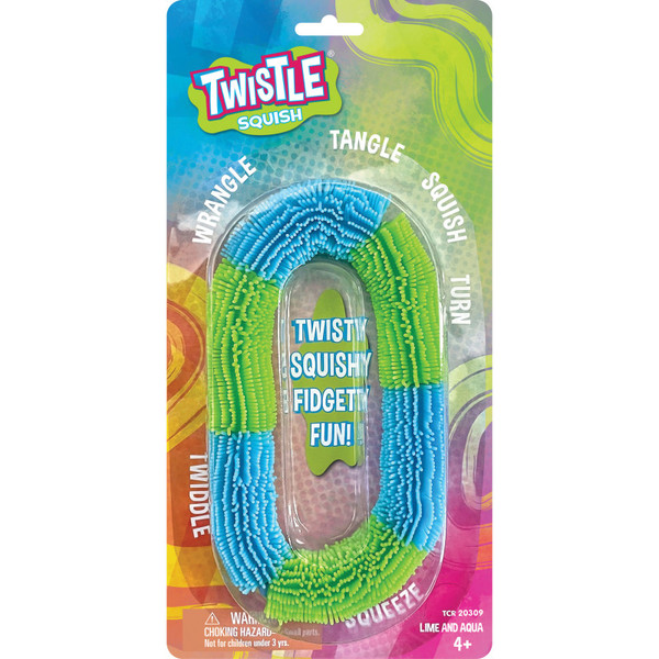 Teacher Twistle Squish, Aqua & Lime TCR20309