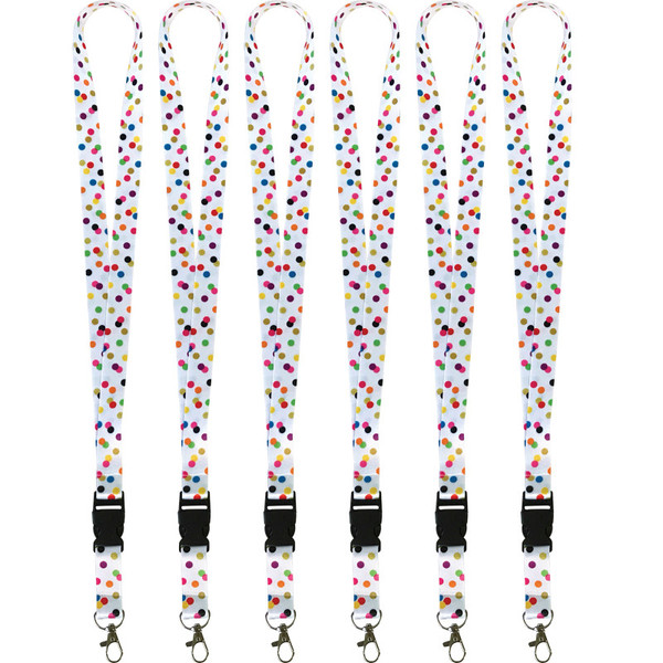 Teacher Confetti Lanyard, Pack Of 6 TCR20348-6