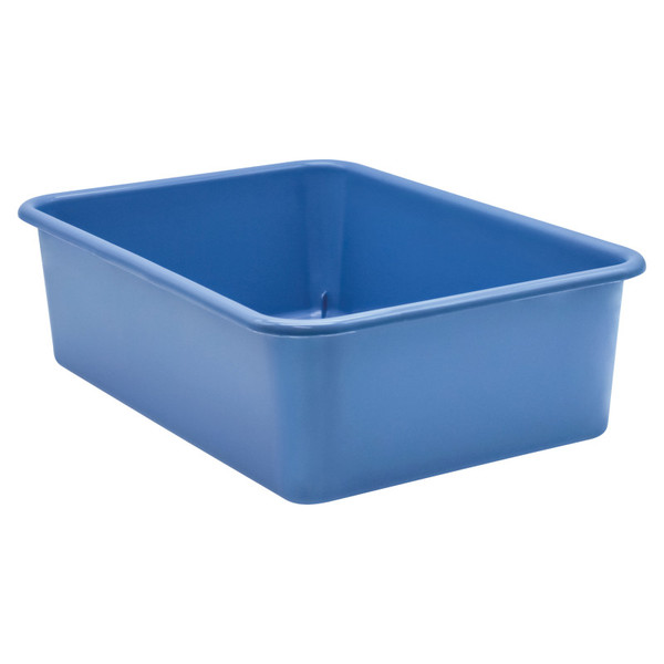 Teacher Slate Blue Large Plastic Storage Bin TCR20415