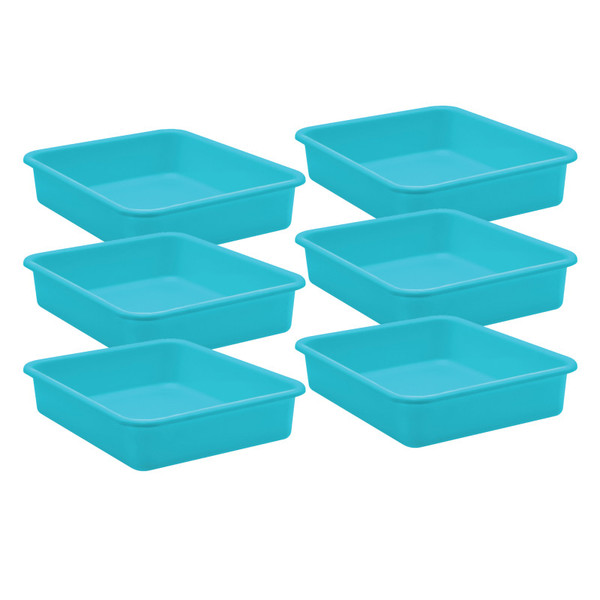 Teacher Teal Large Plastic Letter Tray, Pack Of 6 TCR20435-6