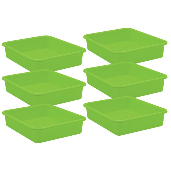 Teacher Lime Large Plastic Letter Tray, Pack Of 6 TCR20436-6