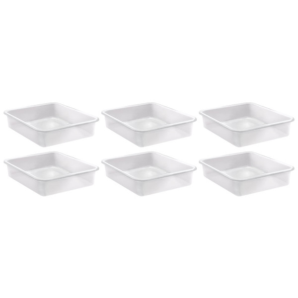 Teacher Large Plastic Letter Tray, Clear, Pack Of 6 TCR20453-6