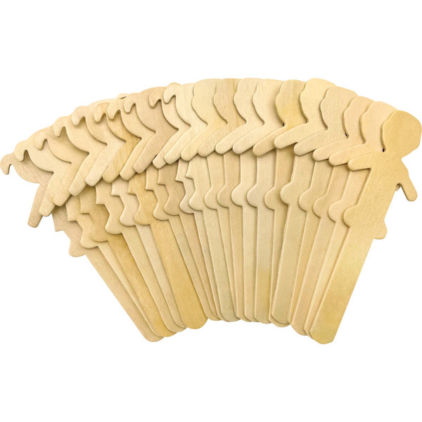 Teacher Stem Basics: People-Shaped Craft Sticks - 50 Count TCR20951