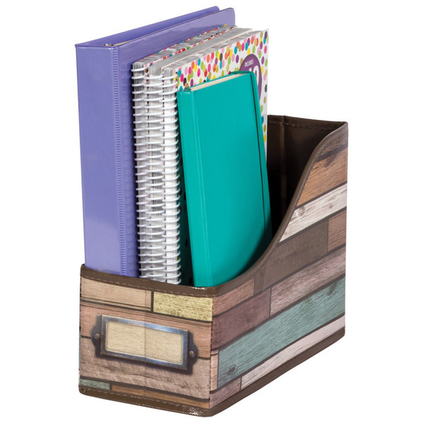 Teacher Reclaimed Wood Design Book Bin TCR20969