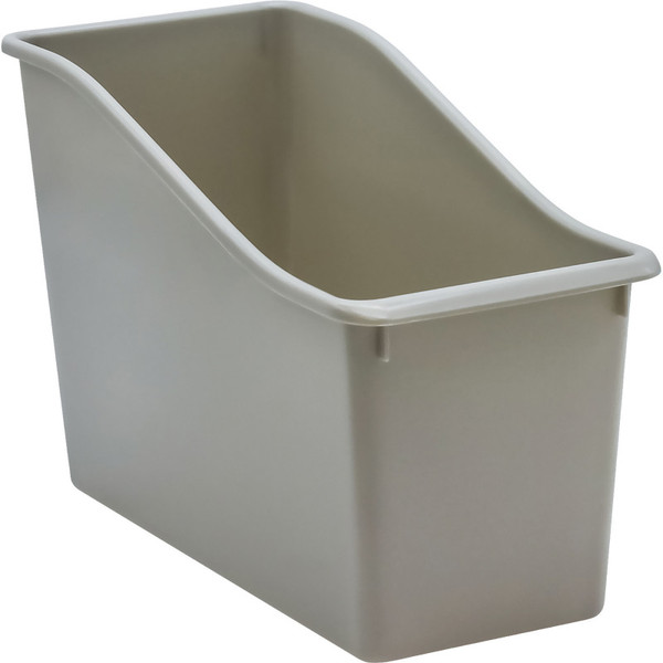 Teacher Plastic Book Bin, Gray TCR20976