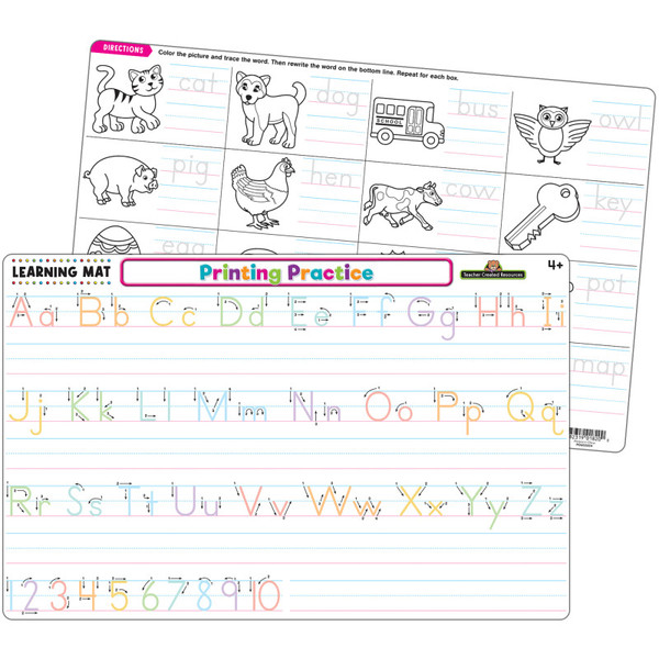 Teacher Printing Practice Learning Mat TCR21013