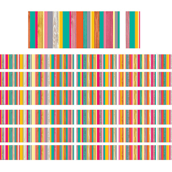 Teacher Tropical Punch Straight Border Trim, 35 Feet Per Pack, 6 Packs TCR2658-6