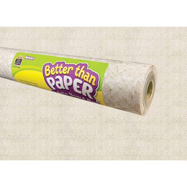 Teacher Woven Better Than Paper Bulletin Board Roll, 4' X 12', Pack Of 4 TCR32445