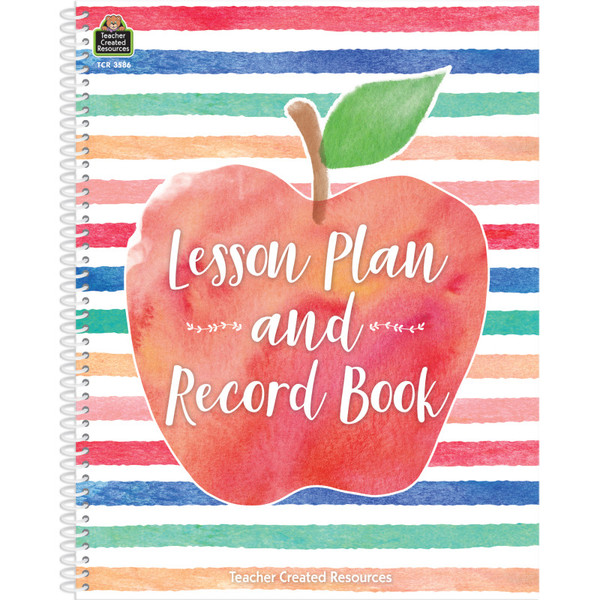 Teacher Watercolor Lesson Plan And Record Book TCR3586