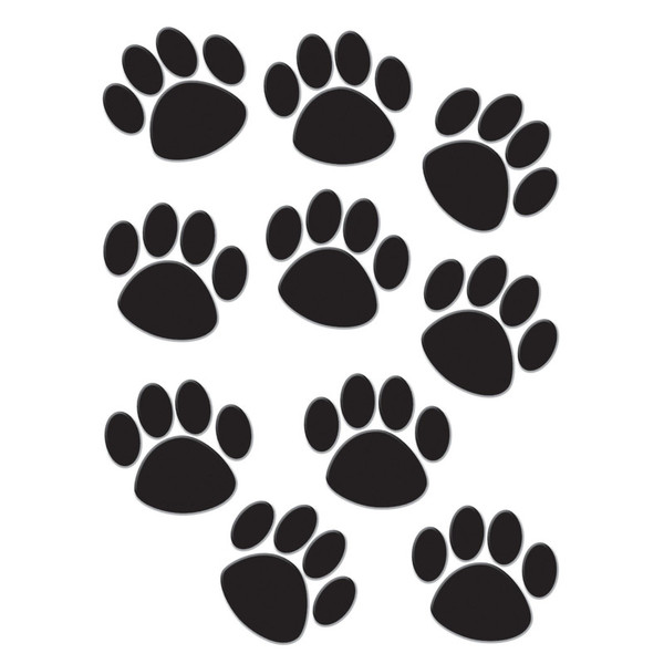 Teacher Black Paw Prints Accents, Pack Of 30 TCR4277