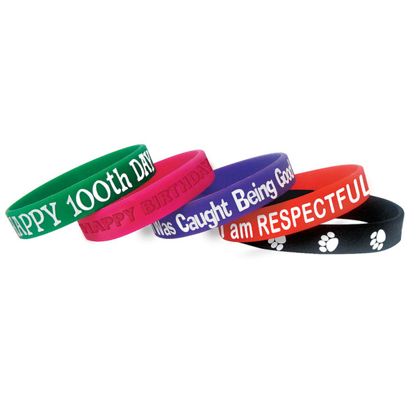 Teacher Character Traits Wristband Pack, Pack Of 10 TCR6569
