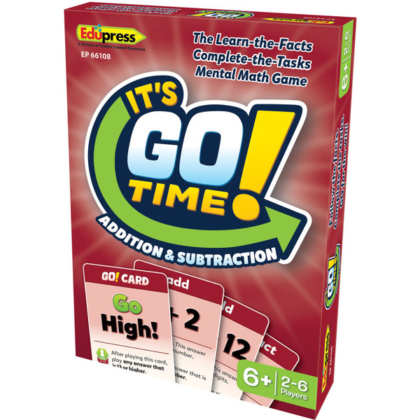 Teacher It'S Go Time!: Addition & Subtraction TCR66108