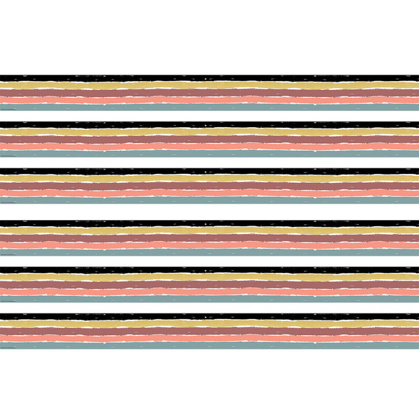 Teacher Wonderfully Wild Stripes Straight Border Trim, 35 Feet Per Pack, 6 Packs TCR6687-6