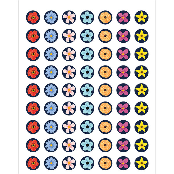 Teacher Wildflowers Mini Stickers, Pack Of 378 TCR6702