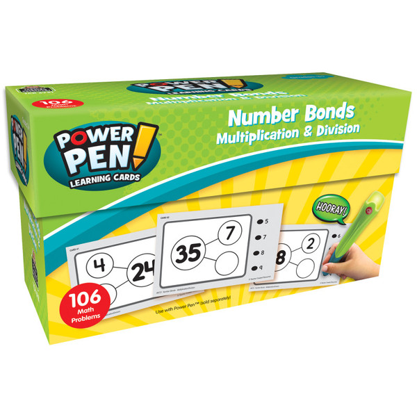 Teacher Power Pen Learning Cards: Number Bonds - Multiplication & Division TCR6721