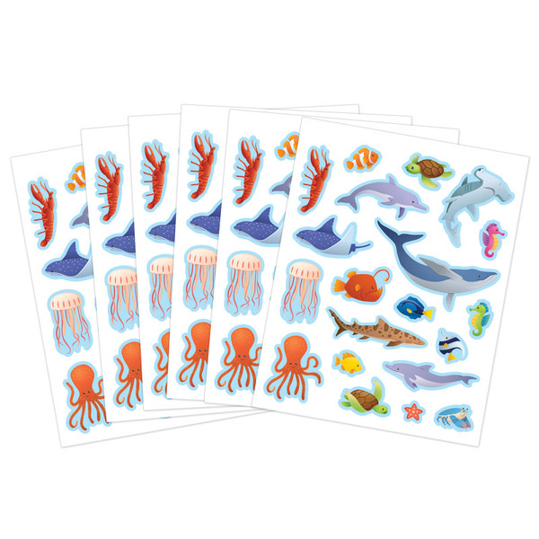 Teacher Ocean Animals Stickers, Pack Of 120 TCR7095