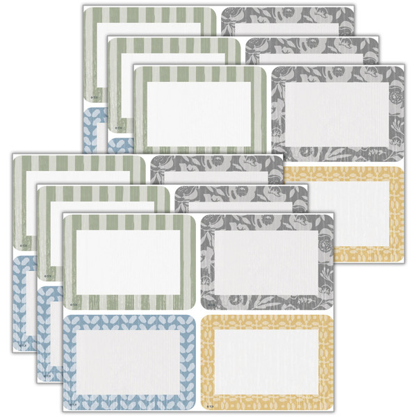 Teacher Classroom Cottage Name Tags/Labels - Multi-Pack, 36 Per Pack, 6 Packs TCR7189-6