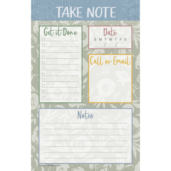 Teacher Classroom Cottage Notepad, 50 Sheets TCR7198