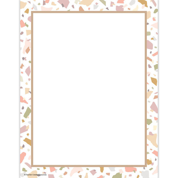 Teacher Terrazzo Tones Computer Paper, 50 Sheets TCR7226