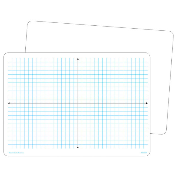 Teacher Double-Sided Coordinate Plane Dry Erase Boards, Pack Of 10 TCR77075