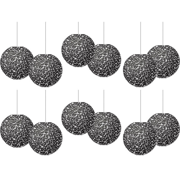 Teacher Composition 8" Hanging Paper Lanterns, 6 Per Pack, 2 Packs TCR77246-2