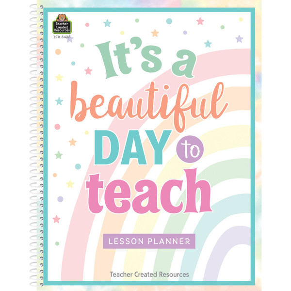 Teacher Pastel Pop Lesson Planner TCR8436