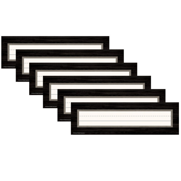 Teacher Modern Farmhouse Flat Name Plates, 36 Per Pack, 6 Packs TCR8526-6