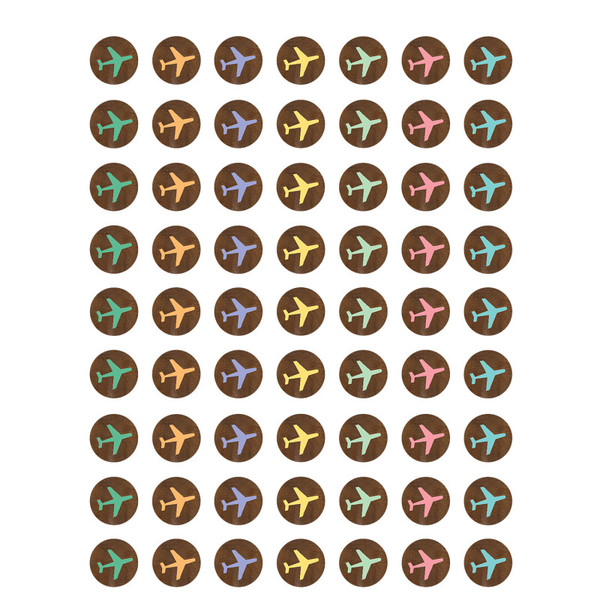 Teacher Travel The Map Airplanes Mini Stickers, Pack Of 378 TCR8563