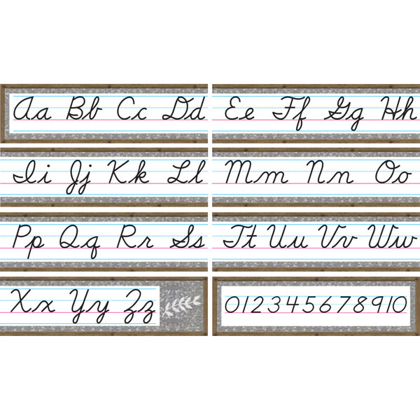 Teacher Home Sweet Classroom Cursive Mini Bulletin Board Set TCR8884