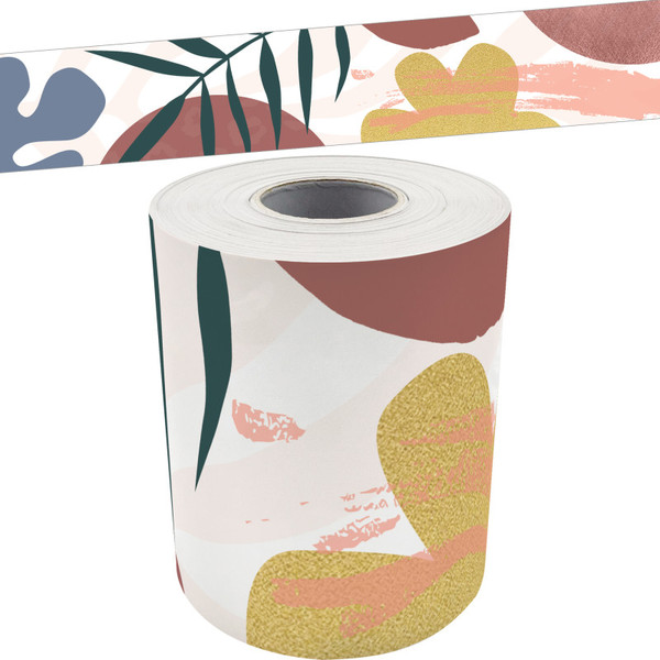 Teacher Wonderfully Wild Straight Rolled Border Trim, 50 Feet TCR9157