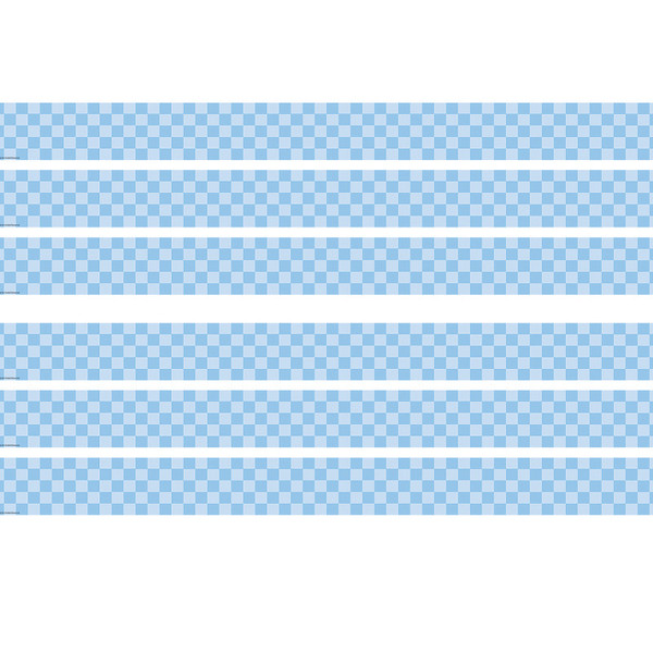 Teacher Checkers Scalloped Border Trim, 35 Feet Per Pack, 6 Packs TCR9318-6