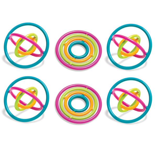 The Gyrobi, Plastic Ring Fidget Toy, Pack Of 6 TPG860-6