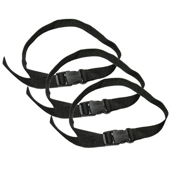 Toddler Junior Seat Replacement Belt For Toddler Table, Black, Pack Of 3 TT-BELT-3