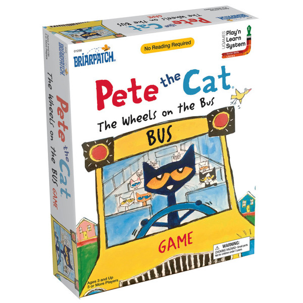 Briarpatch Pete The Cat Wheels On The Bus Game UG-01258