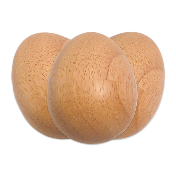 Westco Wooden Egg Shaker, Large, Set Of 3 WEPSH90063