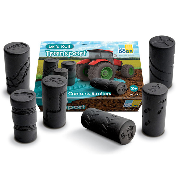 Yellow Let'S Roll Transport - Set Of 6 YUS1217