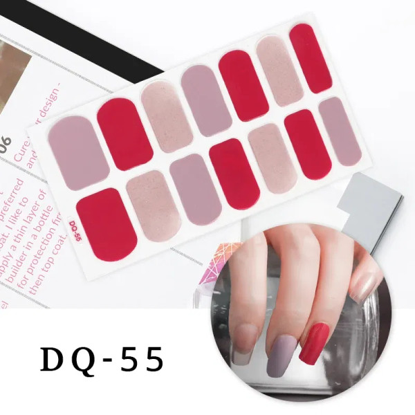 Desert Camouflage - Drop Ship Colorful Nail Stickers Full Cover Nail Art Decor Stickers For Nails Self Adhesive Stickers For Women Manicure Gift By WTB