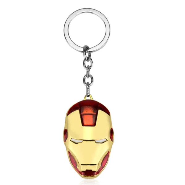 The Avengers Superhero Iron Man Keychain Marvel Jewelry Car Key Holder Accessories Men Backpack Keyring Accessories For Fan Gift By WTB