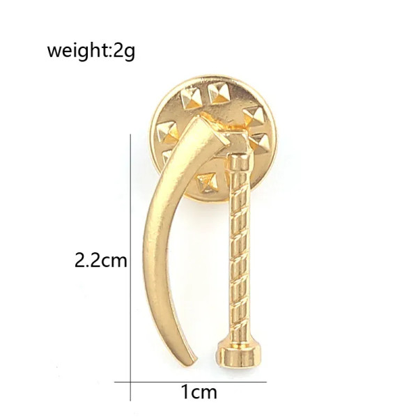 Metal Gold-Color, Ships From: China - Medical Pins Icons Medical Helicopter Intestine Tissue Blood Capillary Biology Chemistry Brooches Nursing Accessories And Gifts By WTB