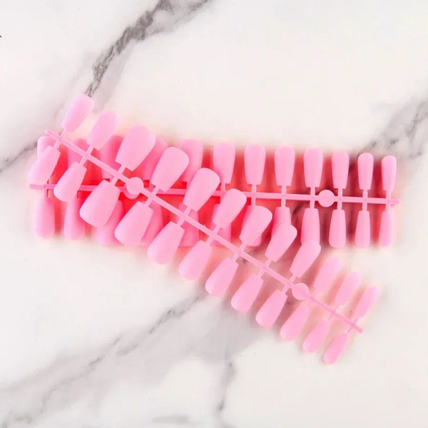 Army Green - 24Pcs Blue Frosted Matte Square False Nail Ballet Press On Nails Tips For Nails Art Artificial Fingernails Fake Nail By WTB