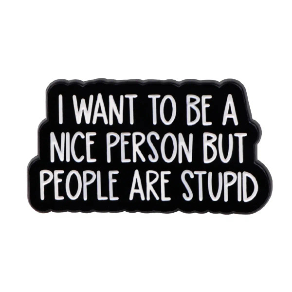 Metal Gold-Color - Aircraft Enamel Pin Funny Quotes Brooch Pines Lapel Pins Badge On Backpack Clothing Accessories Creative Jewelry Friends Gifts By WTB